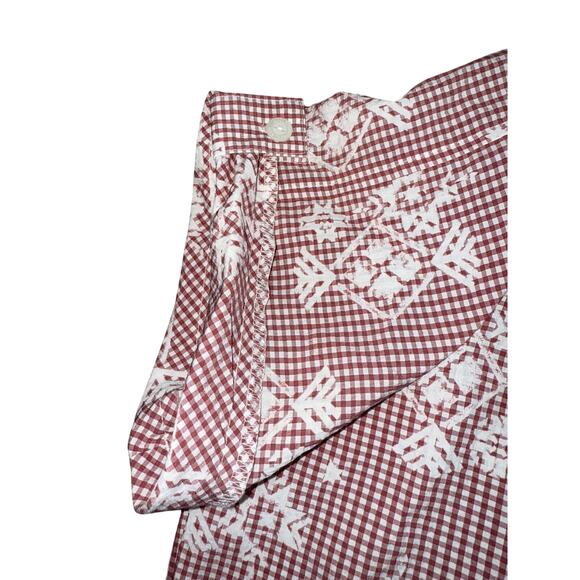 Woolrich Western Gingham Quilt Button Down Short Sleeve Shirt NWT Womens XL - Picture 4 of 6